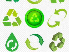 綠色環(huán)保節(jié)能健康標(biāo)志圖標(biāo)海報(bào)素材背景圖片png